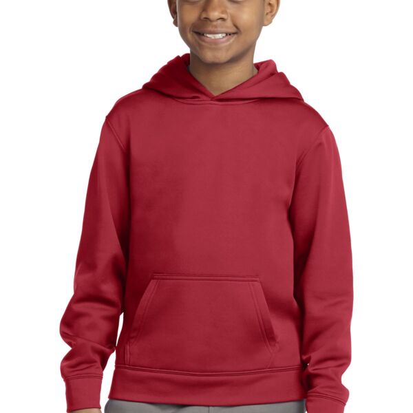 Youth Sport Wick ® Fleece Hooded Pullover Thumbnail