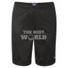 Unisex 9" Mesh Shorts with Pockets Thumbnail